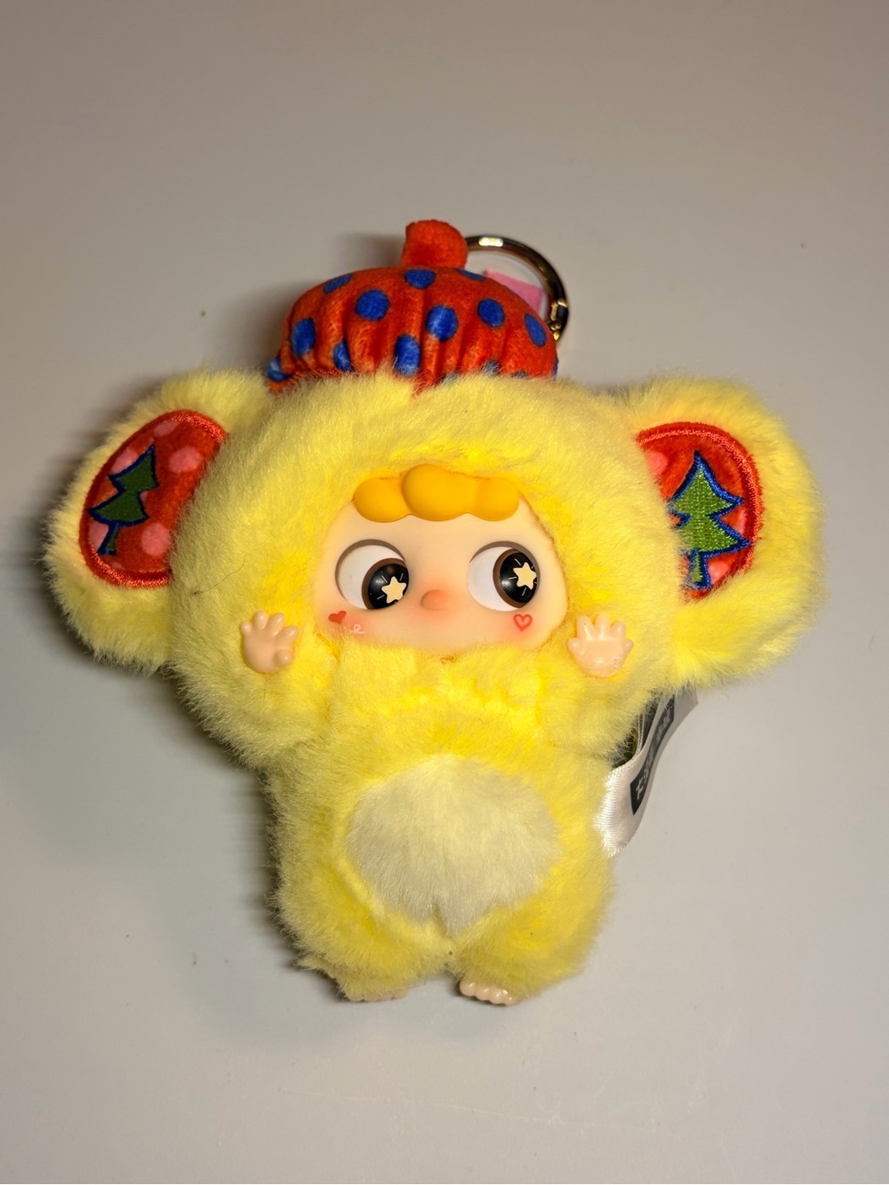 MIGO yellow Plush Keychain Kids Toy